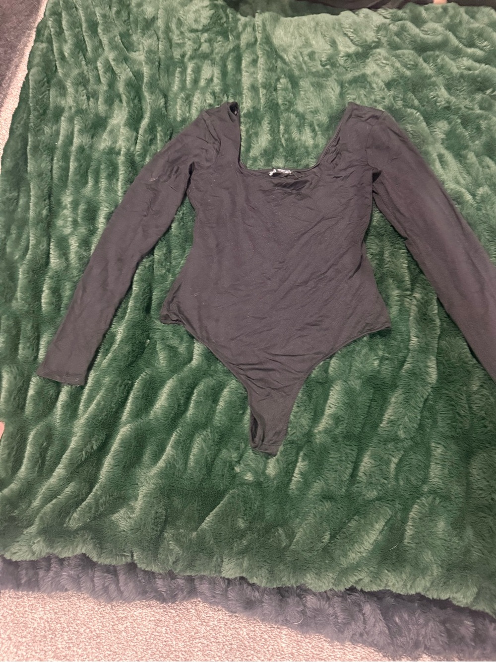 Black long sleeve Zara bodysuit